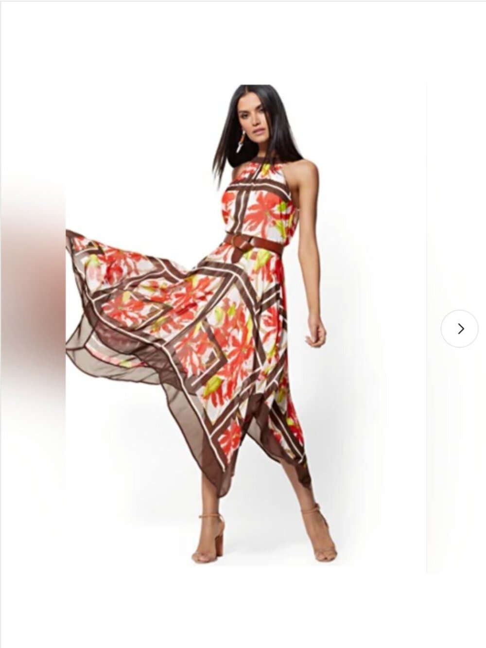 New York & Company Handkerchief Dress